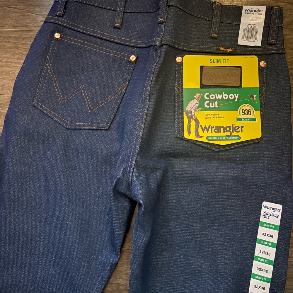 Wrangler Men's Slim Fit Jeans - Cowboy Cut